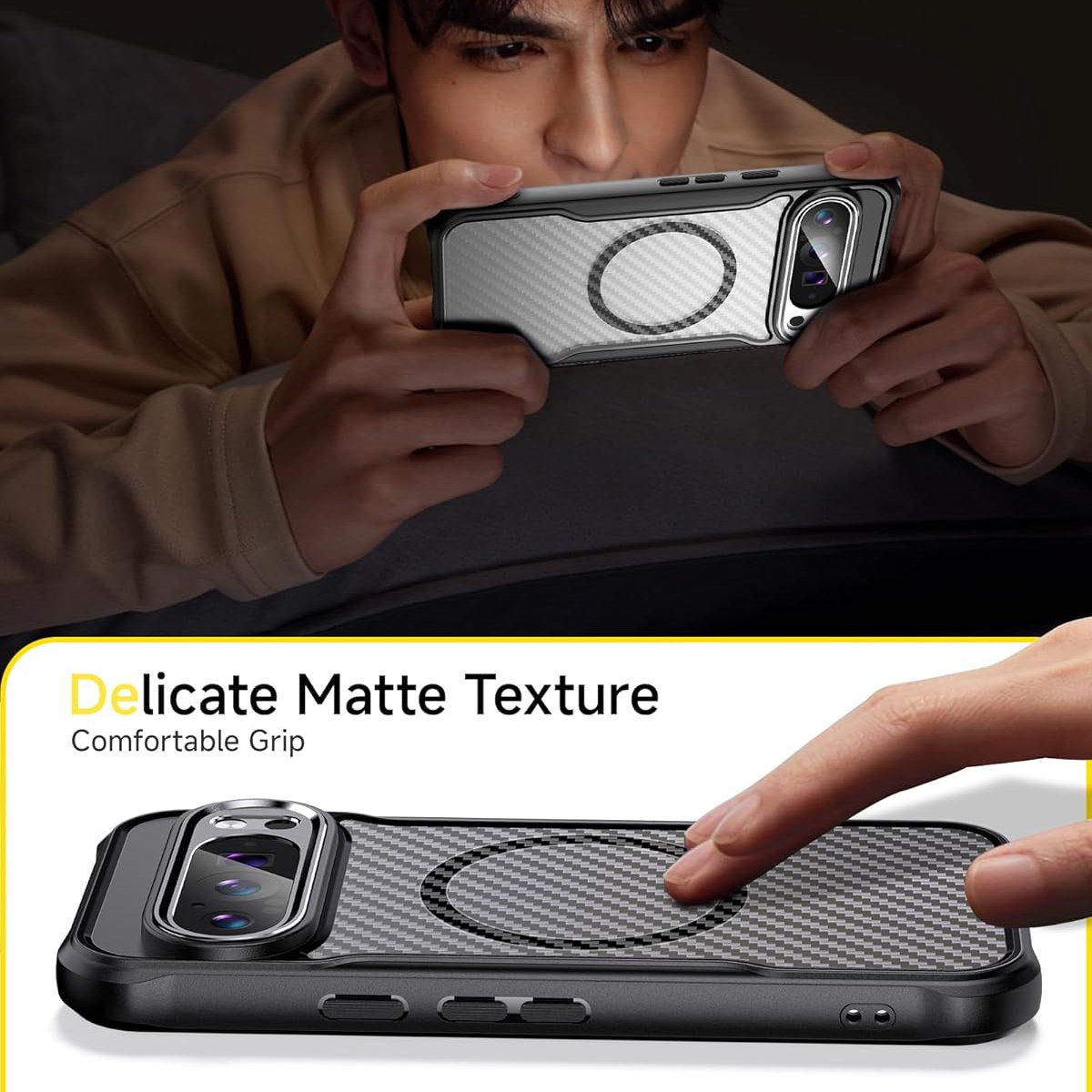 Rugged Matte Texture Magsafe Case - Google