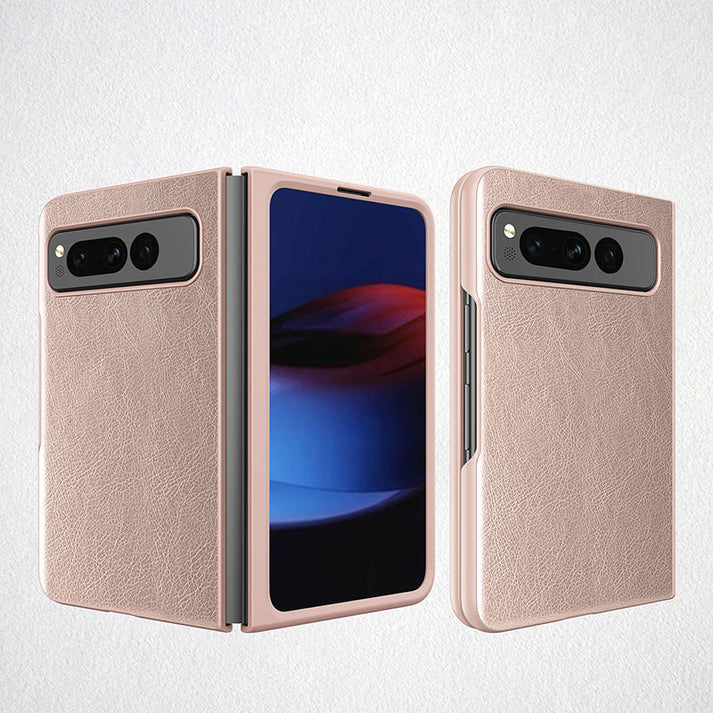 Google Pixel Fold Double Impact Leather Case