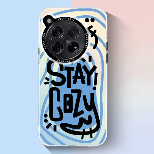 Stay Cozy Vibes Premium Printed Case - OnePlus