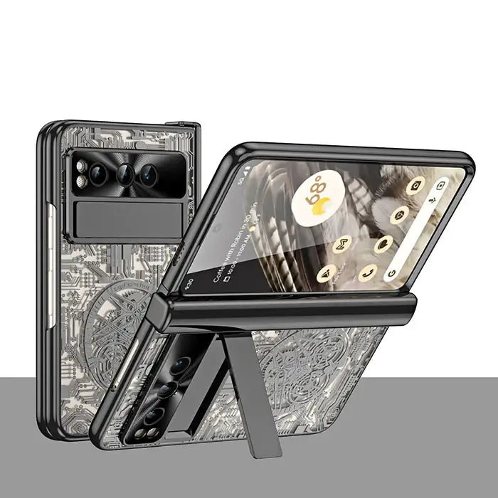 Google Pixel Fold Gear Pattern Electroplating Case