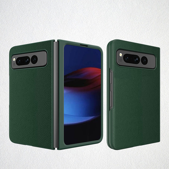 Google Pixel Fold Double Impact Leather Case