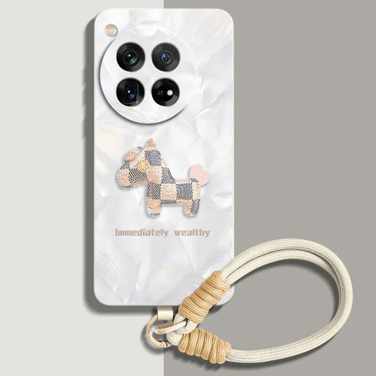 Liquid Silicone Case with Wrist Strap Lanyard