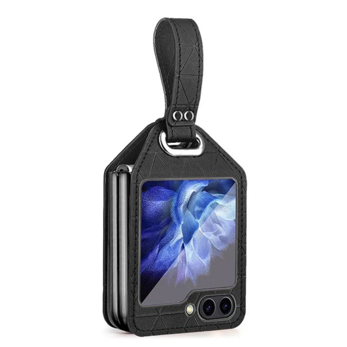 Wristband Rhombus Leather Case - Samsung