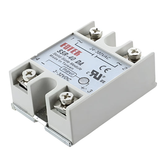 SSR-40DA Solid State Relay Module 3-32VDC/24-380VAC 40A
