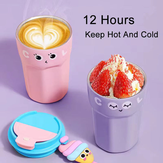 Creative Coffee Thermos Cup