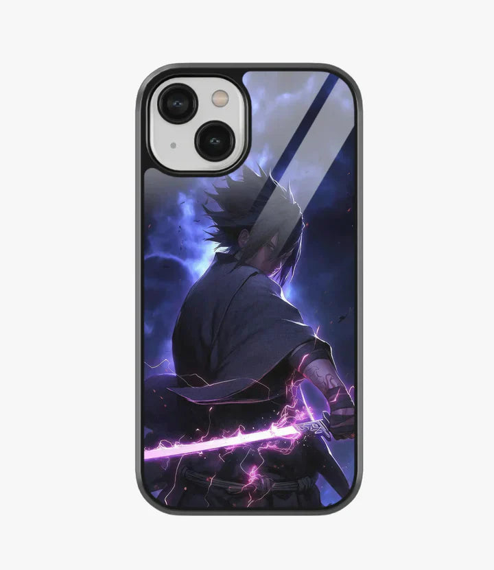Sasuke Uchiha Glass Case for iPhone 15