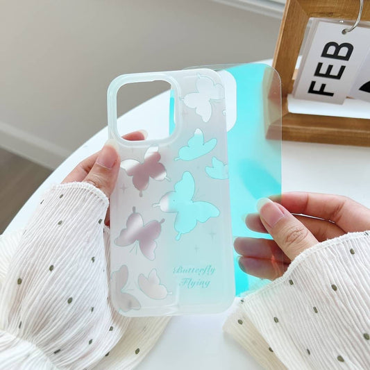 Holo Green Butterfly Haven Case - iPhone