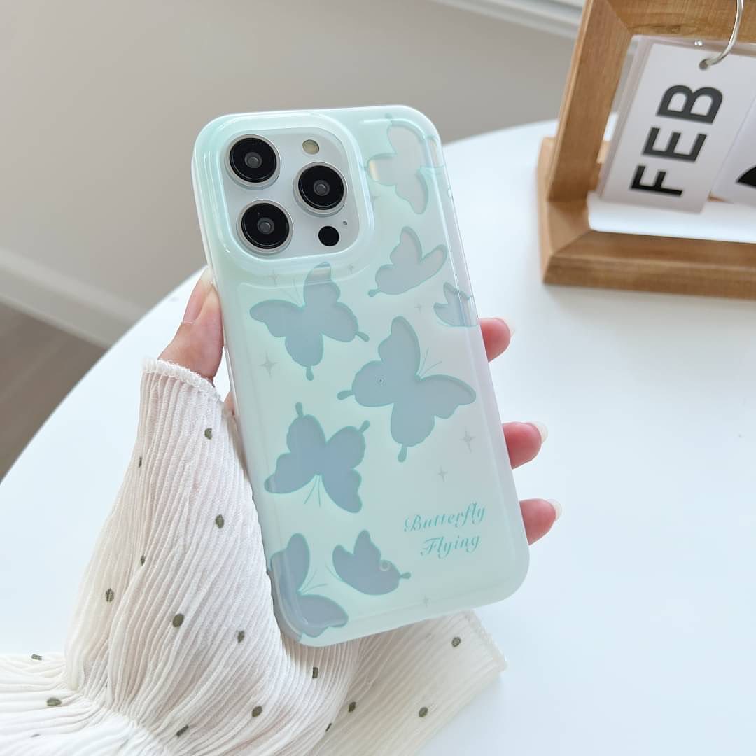 Holo Green Butterfly Haven Case - iPhone
