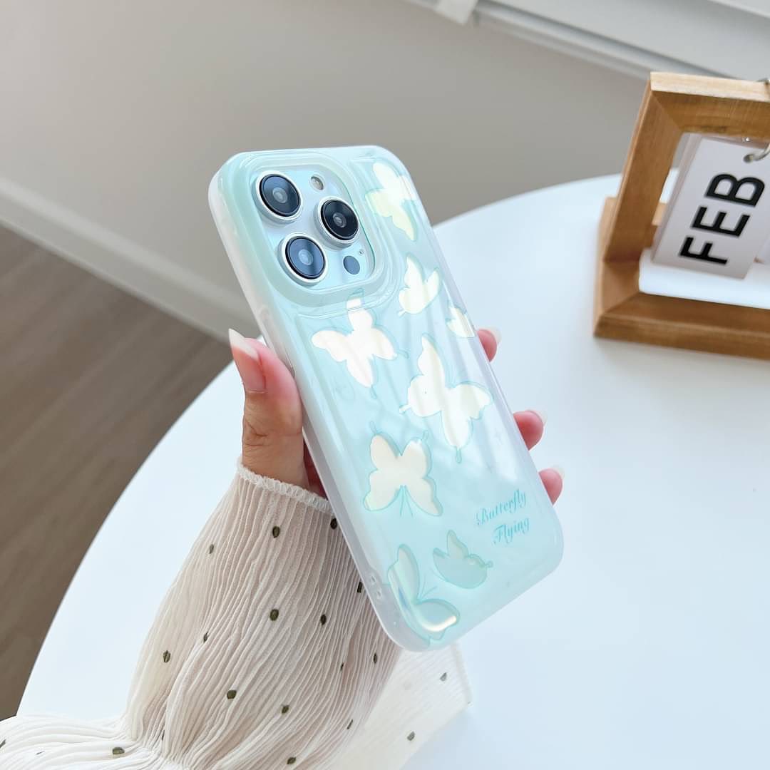Holo Green Butterfly Haven Case - iPhone