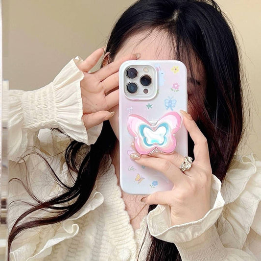 Magical Pastel Garden Butterfly Case - iPhone