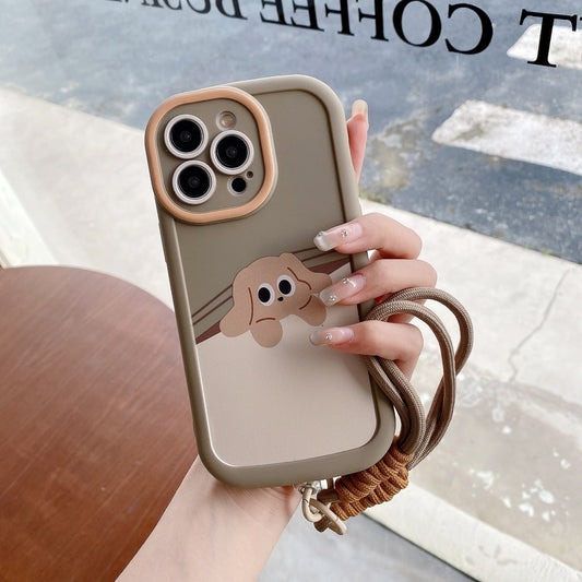 Charming Pet Illustrations and Cozy Tones Case -iPhone