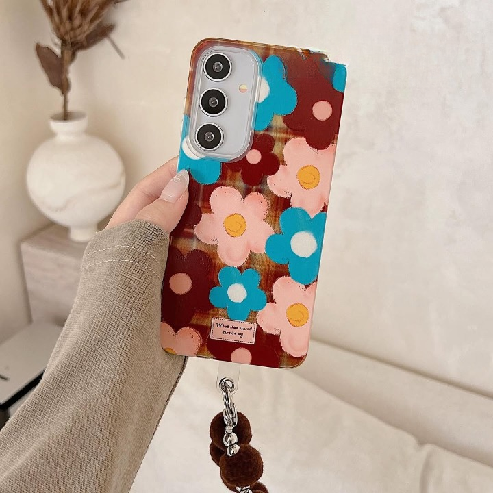 Beautiful Artistic Flower Pattern Case - Samsung