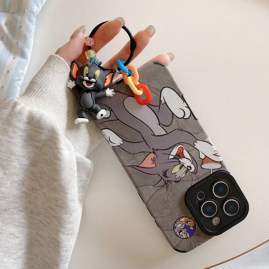 Tom and Jerry Cartoon Cases with Charm