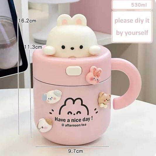 Kawaii Bear Coffee Thermal Cup
