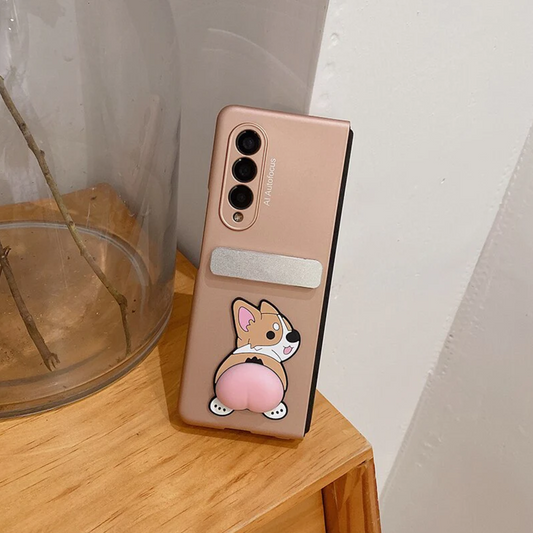 Puppy Pop Metal Fold Case - Samsung