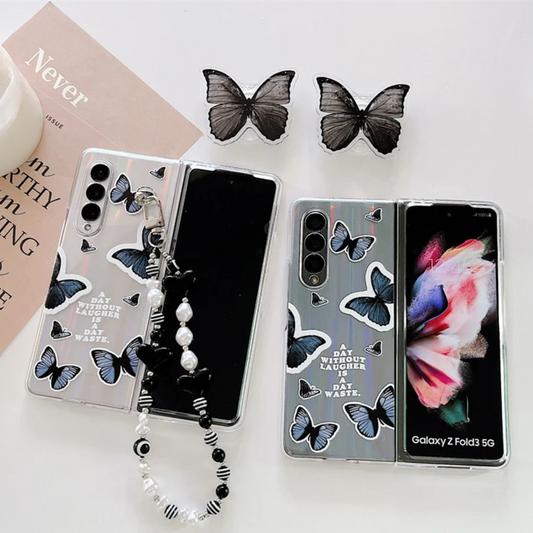 Gradient Butterfly Charm Case - Samsung