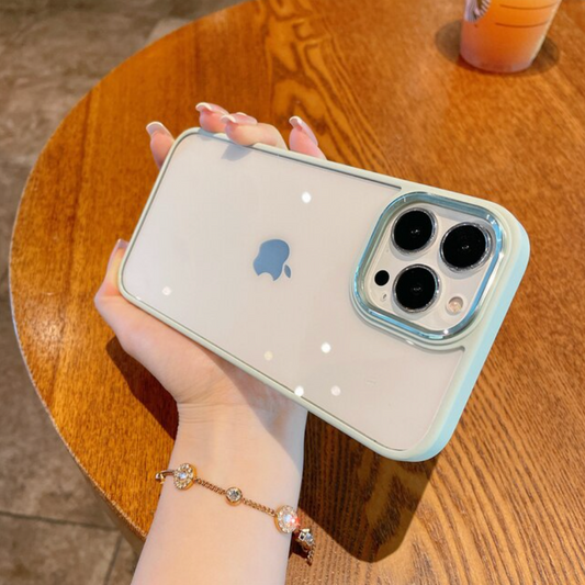 Transparent Acrylic Metal Lens Camera Case