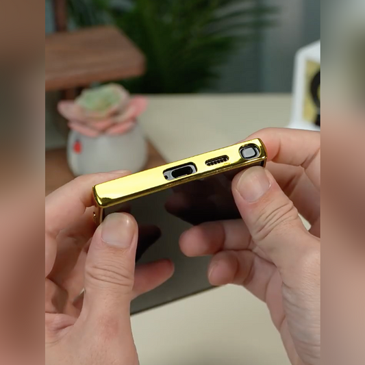 Gold Prestige Electroplated Frame Case - Samsung