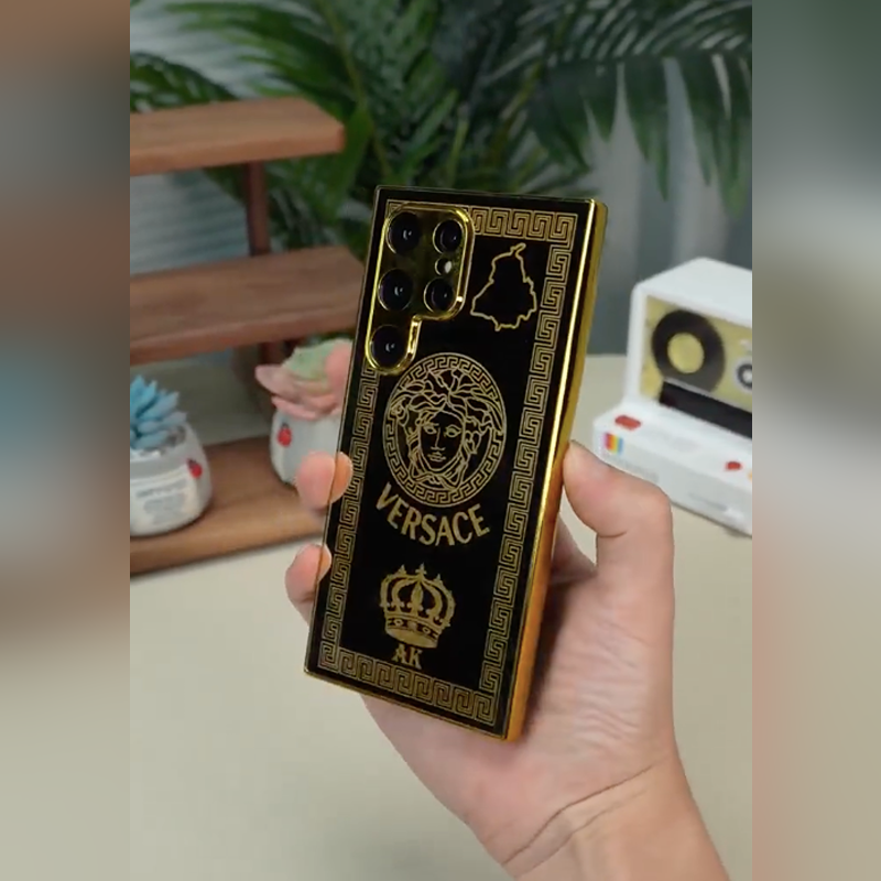 Gold Prestige Electroplated Frame Case - Samsung