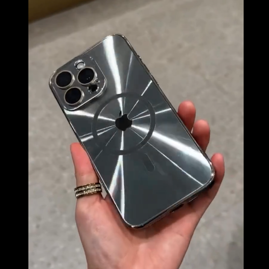 Electroplated CD Pattern Magsafe Case - iPhone