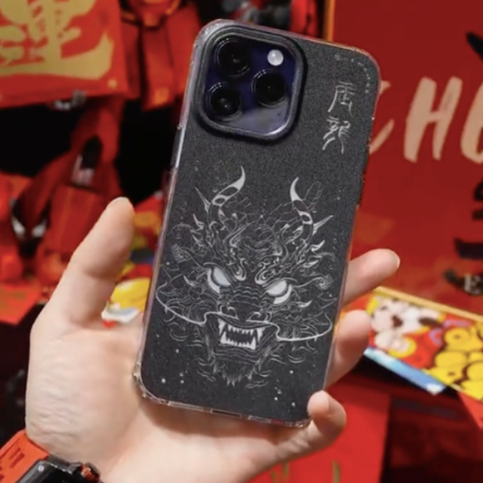 Fiery Glare Dragon Face Case - iPhone