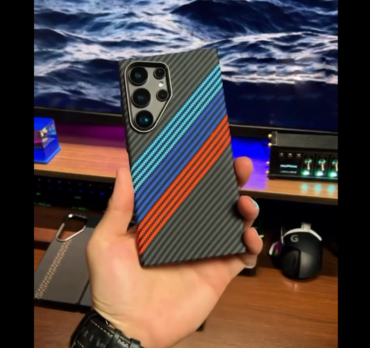 Magnetic Embossed Hard Shell Cases - Samsung