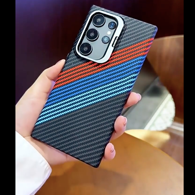 Ultra Thin Carbon Fiber Cam Bracket Case - Samsung