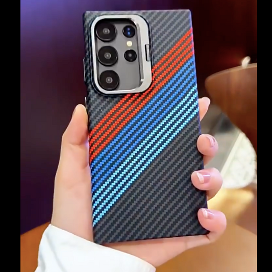 Ultra Thin Carbon Fiber Cam Bracket Case - Samsung