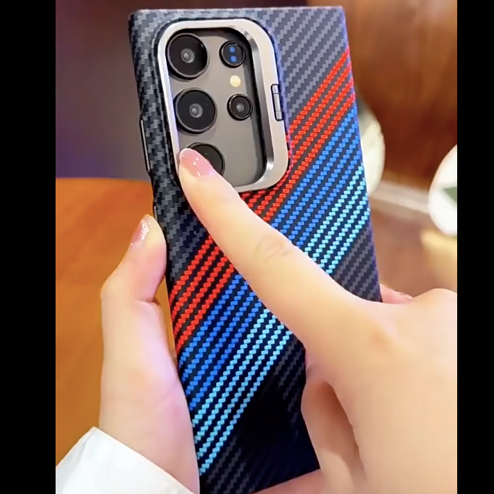 Ultra Thin Carbon Fiber Cam Bracket Case - Samsung