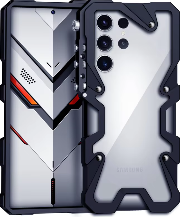 Armor Screw Metal Aluminum Shockproof Case-Samsung