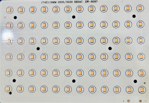 Lens light 72W Pink Colour 174x119mm