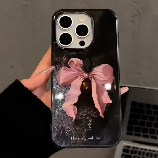 Chic Bow Ribbon Accent Case