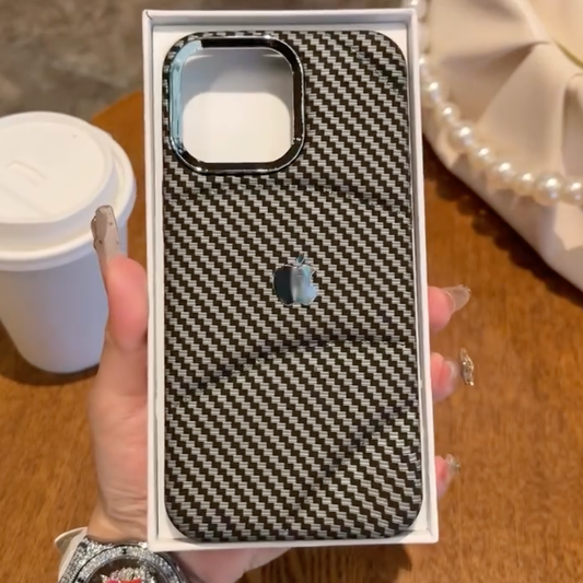 Modern Matte Claw Carbon Fiber Case - iPhone