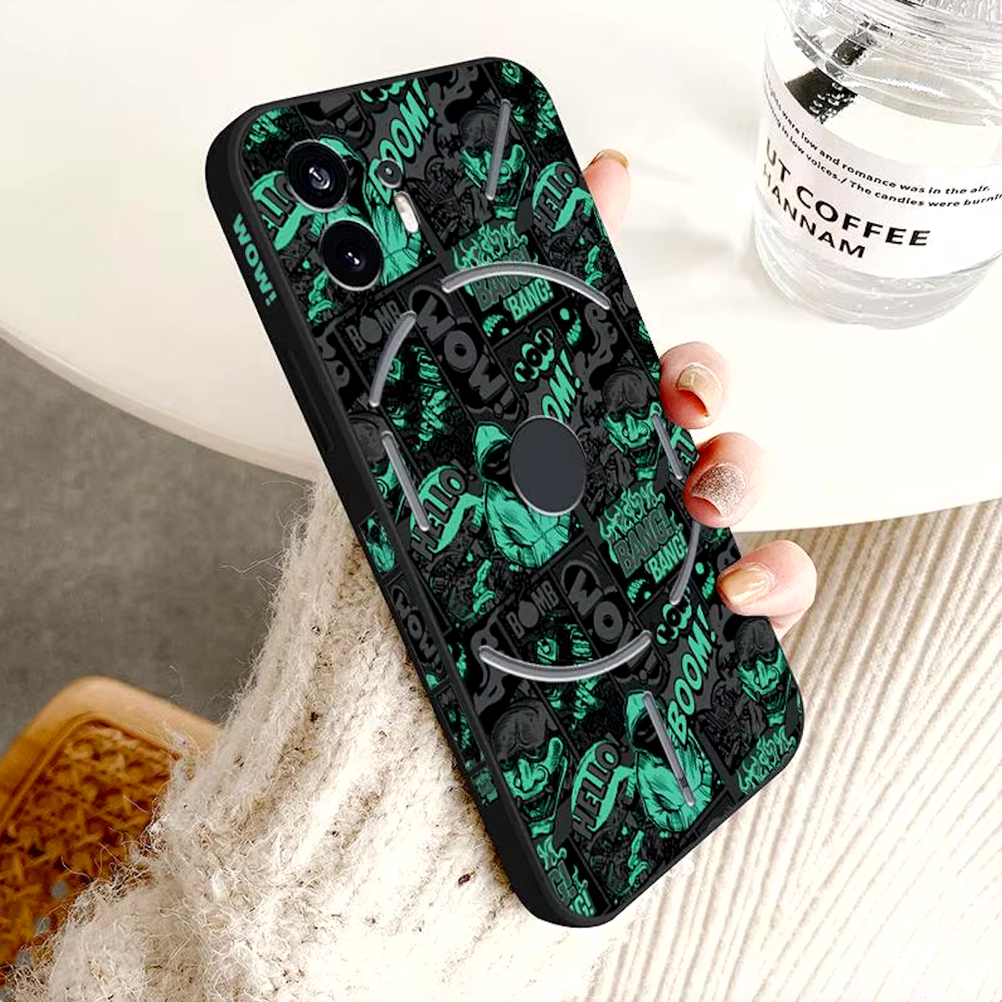 Vibrant Boom Bang Comic Shockproof Case - Nothing