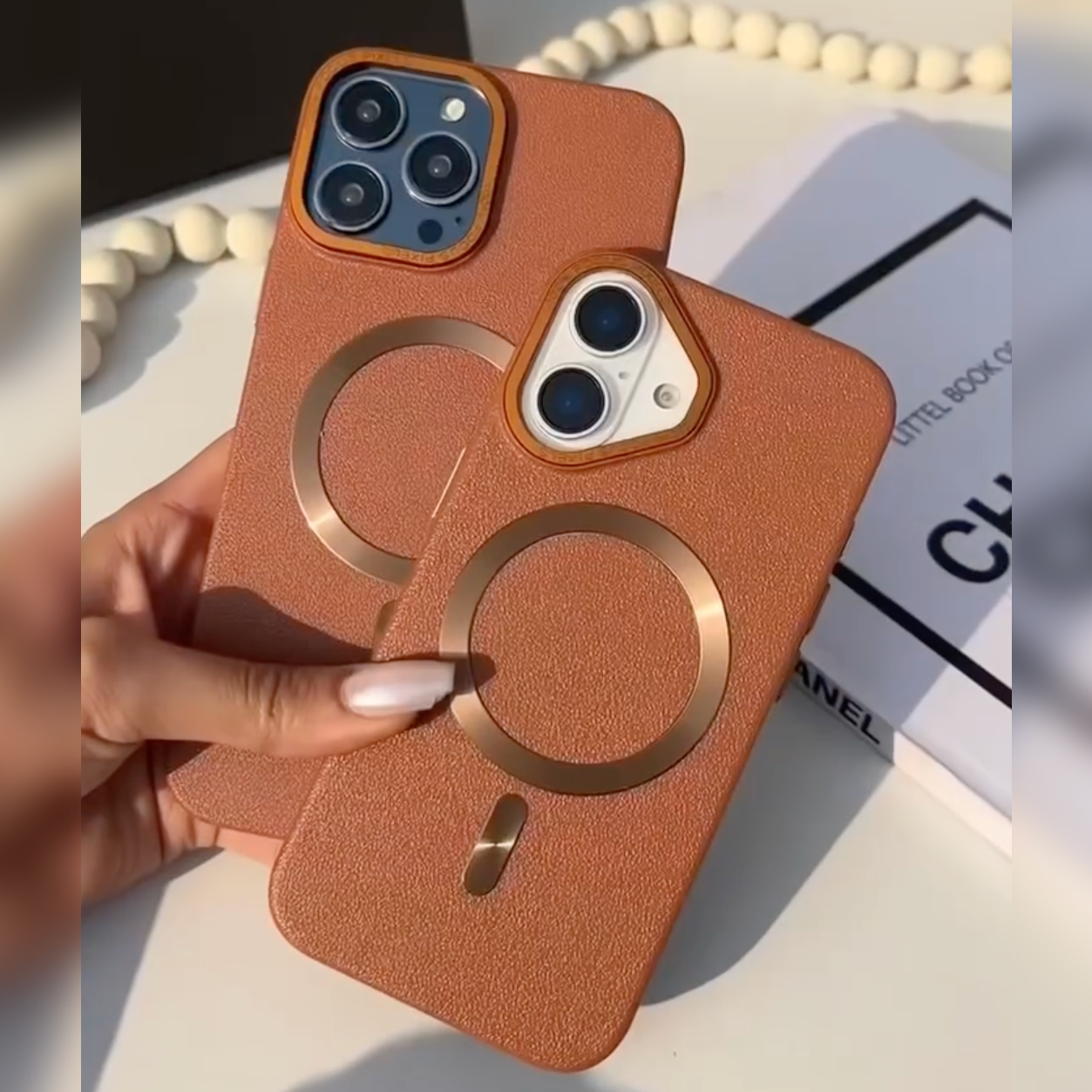 Refined Textured Leather Magsafe Case - iPhone