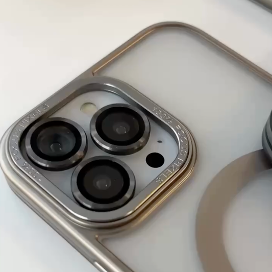 Sleek Magsafe Metal Camera Guard Case - iPhone