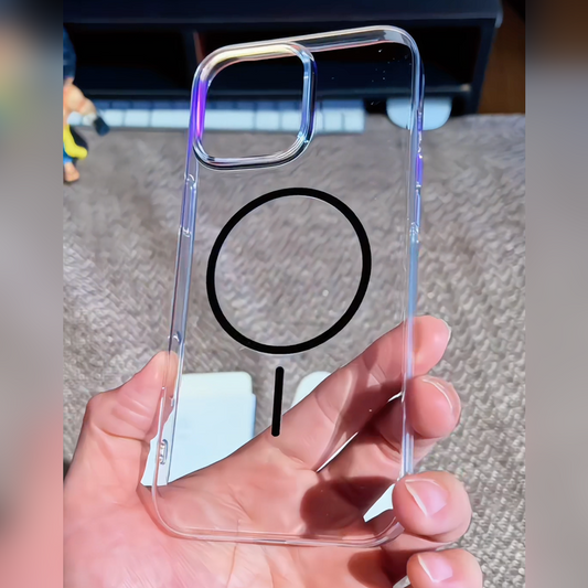 Glossy Magsafe Transparent Shield Case - iPhone