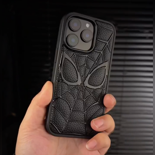 Venom Web Crawler Vision Leather Case - iPhone