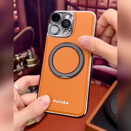 Supreme Leather MagSafe Ringstand Case - iPhone