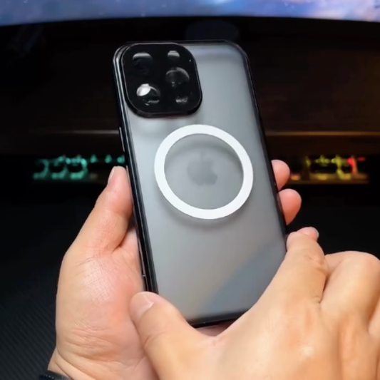 Classy Translucent MagSafe Frame Case- iPhone