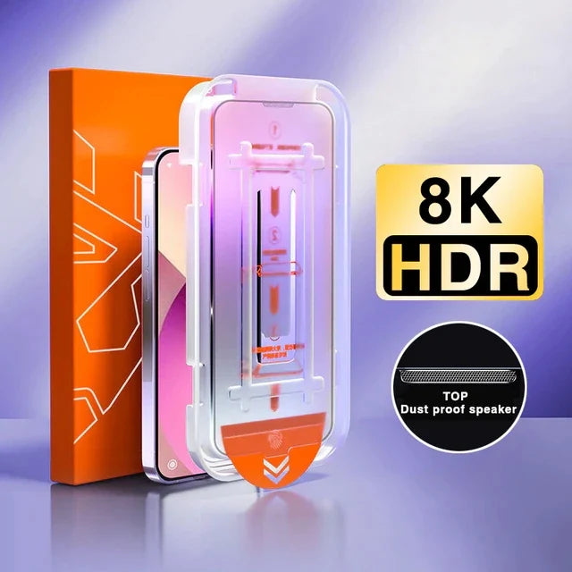 New 8K Oleophobic Coating Dust free Installation Screen Protector