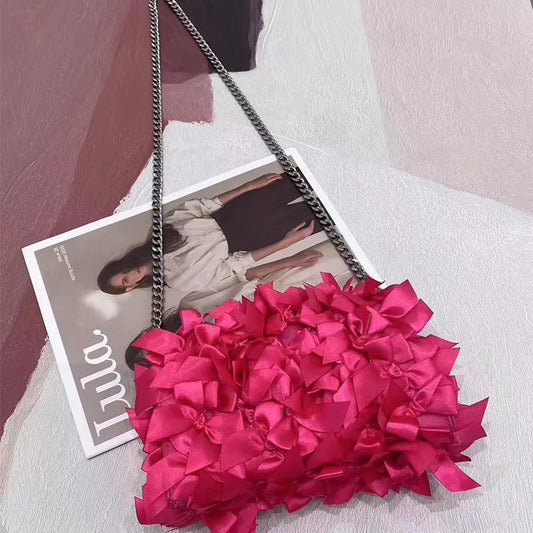 Bow Small Square Shoulder Bag