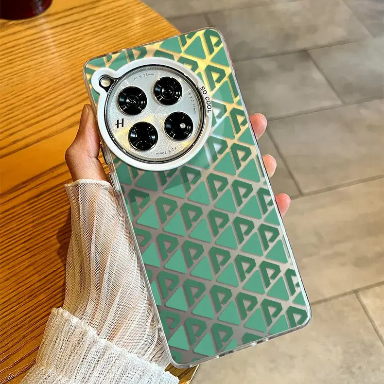 Hollow Laser Cut Triangle Grid Case - OnePlus
