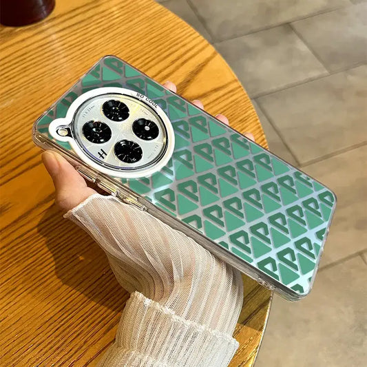 Hollow Laser Cut Triangle Grid Case - OnePlus