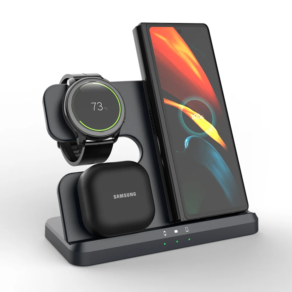 Wireless Charging Station for Samsung 3 in 1 Charger