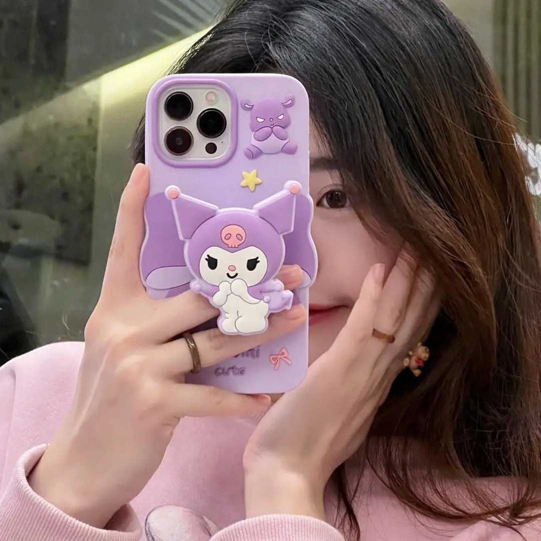 Vibrant Kuromi Character Case