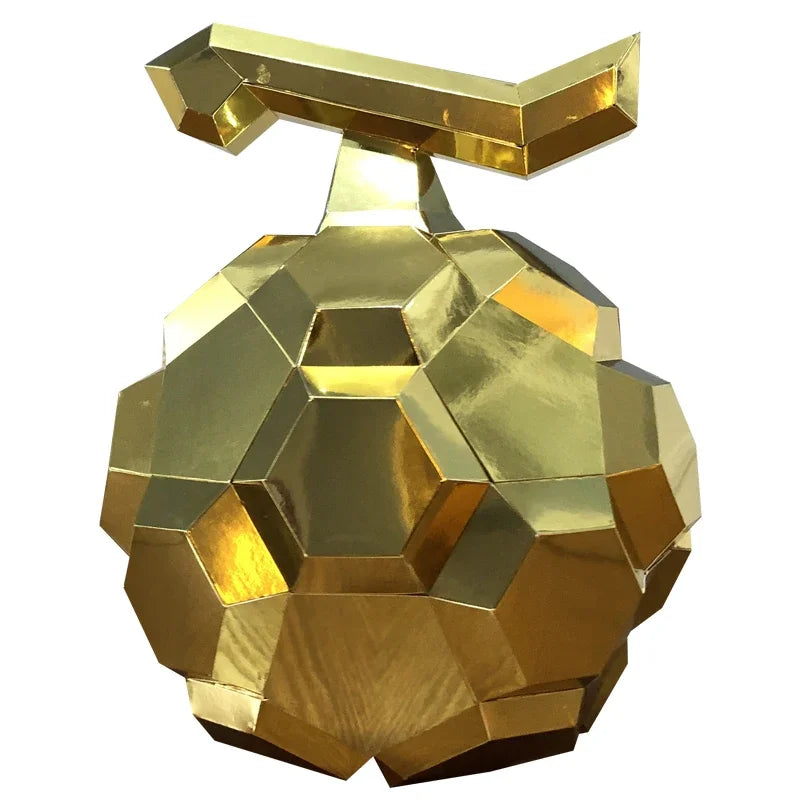 0709BA 3D Paper Mold Fruit Model Folding Paper Work Party DIY Craft Home Desk Floor Decor Figurines Miniatures