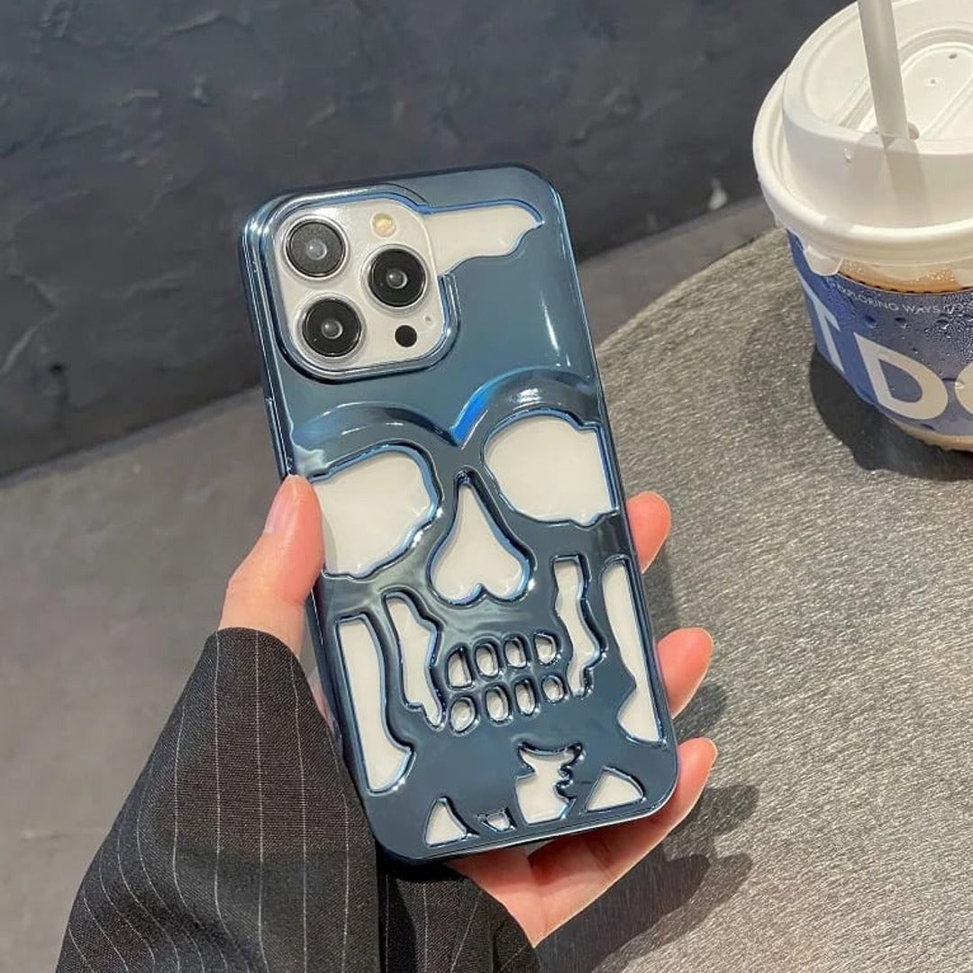 iPhone Series Hollow Skull Design Case