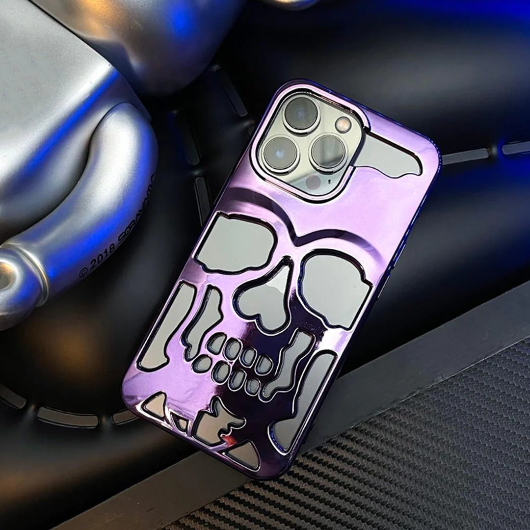 iPhone Series Hollow Skull Design Case