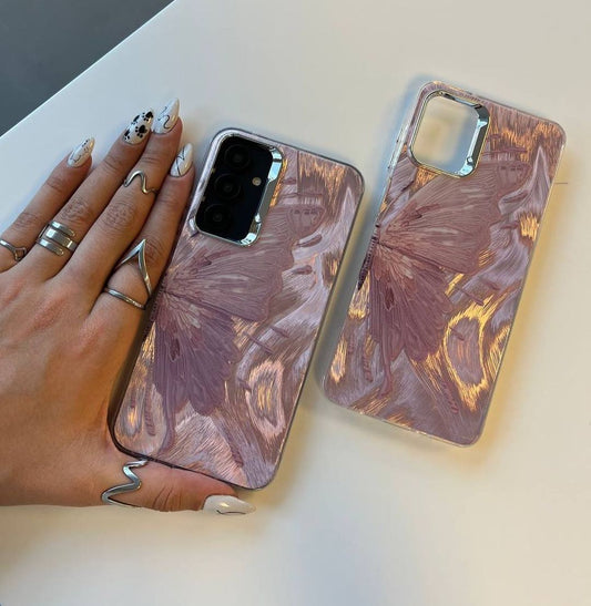Elegant Butterfly Metallic Case